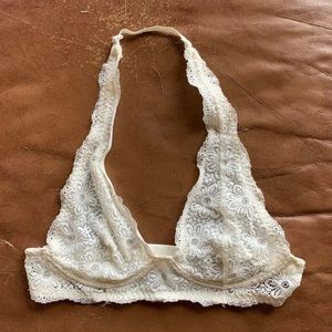Aerie white halter lace bracelet